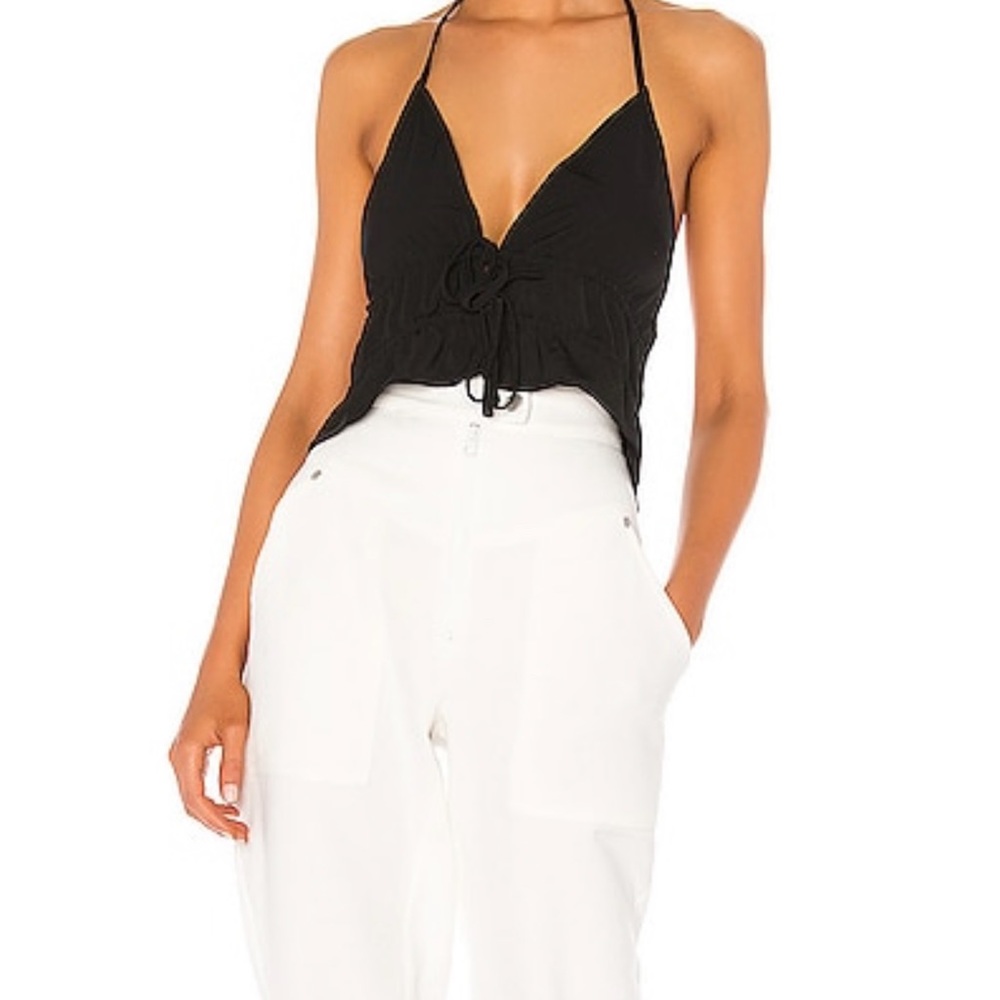 Black tie front top